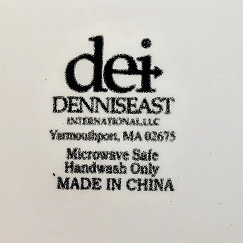 Dennis East International Square Ceramic Dish & Spreader NIB